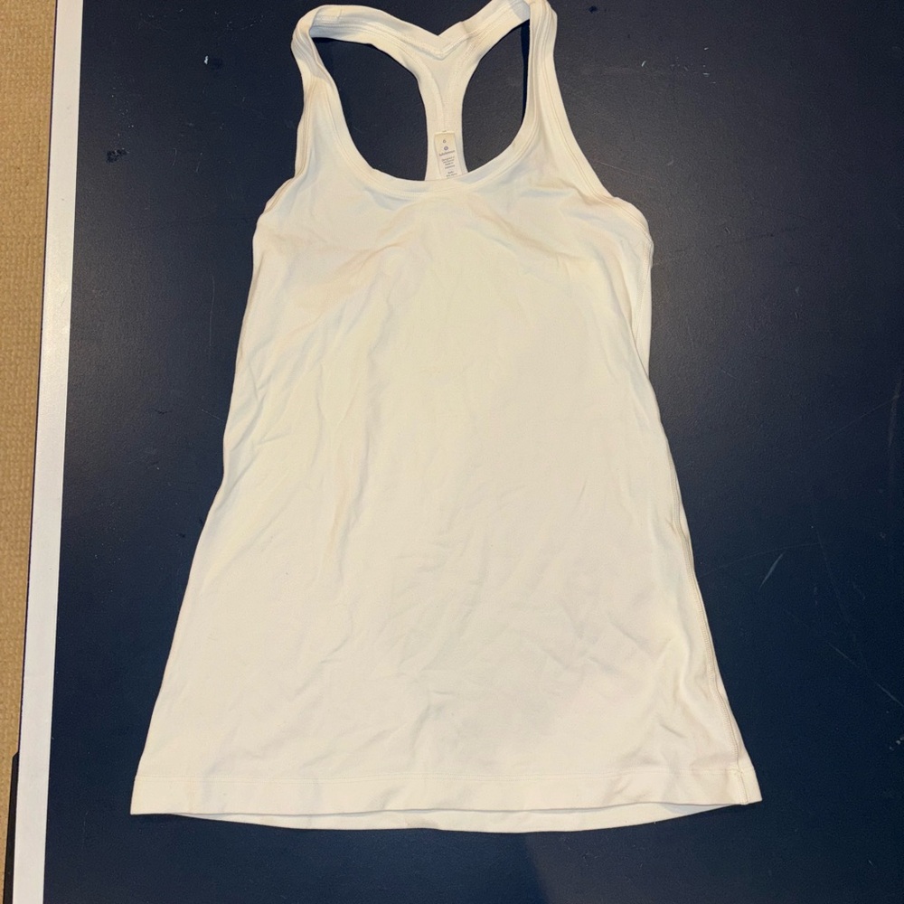 Lululemon Athletica White Tank Top